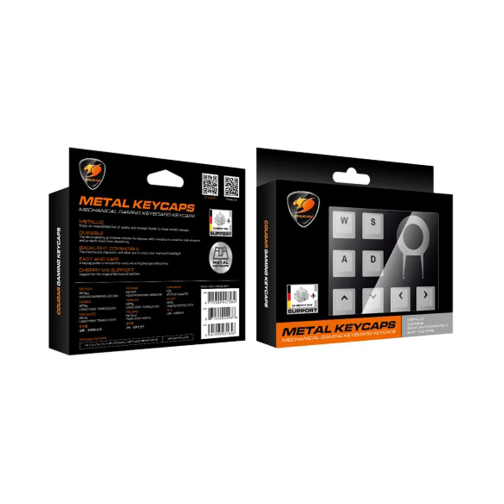 Cougar Metal Keycaps for Mechanical Keyboards - Image 4
