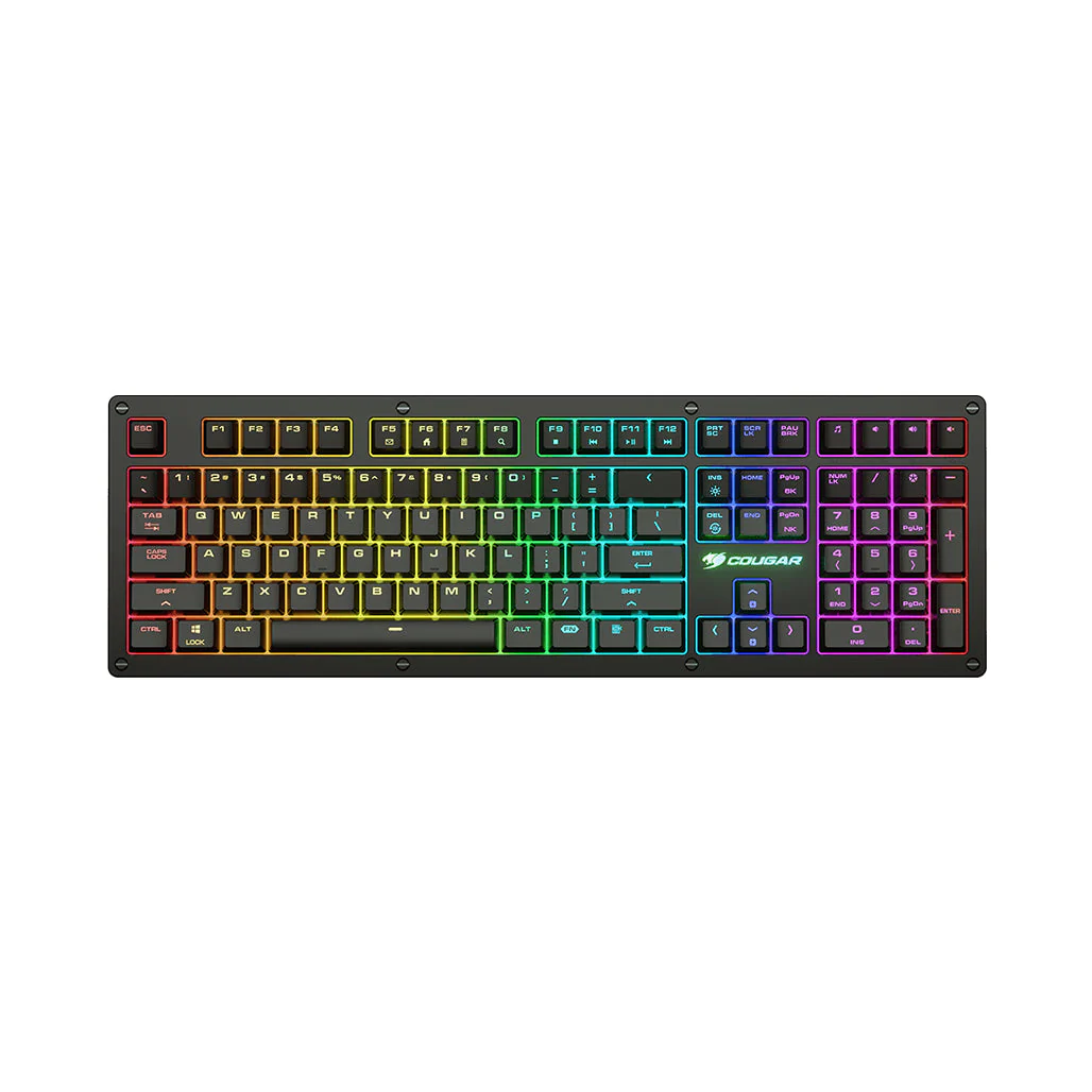 Cougar Puri RGB Mechanical Gaming Keyboard – Blue Switches with Customizable Backlighting