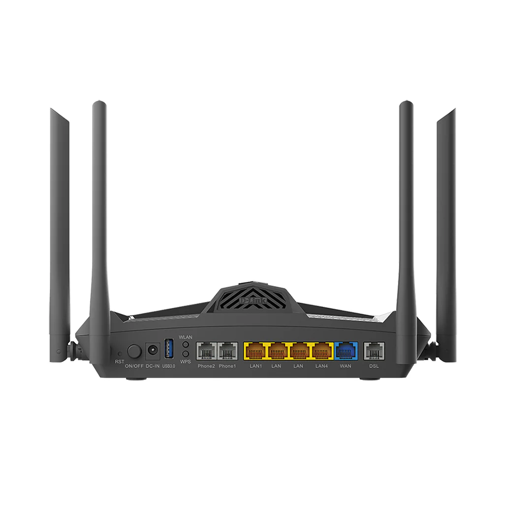 D-Link Dual Band Wireless AX1800 VDSL2 / ADSL2+ Modem Router with VOIP - DSL-X1852E - Image 4