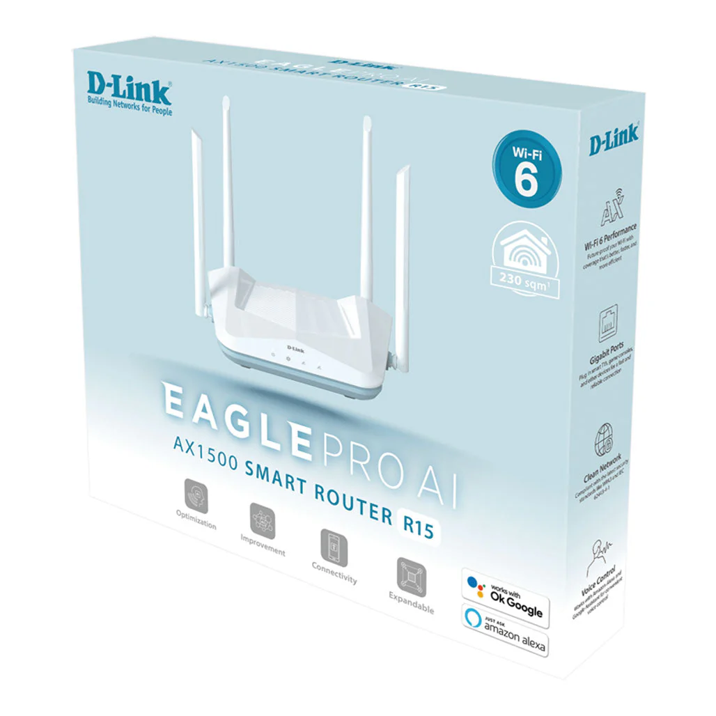 D-LinkAX1500 Smart Router R15 EAGLE PRO AI - Image 3