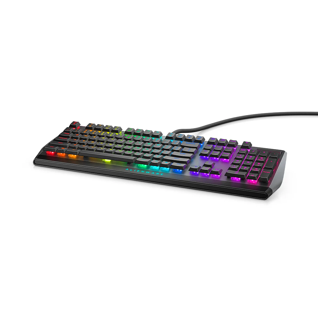 Dell Alienware AW510K Low Profile RGB Mechanical Gaming Keyboard - Cherry MX Red Switches, Dark Side of the Moon - Image 3