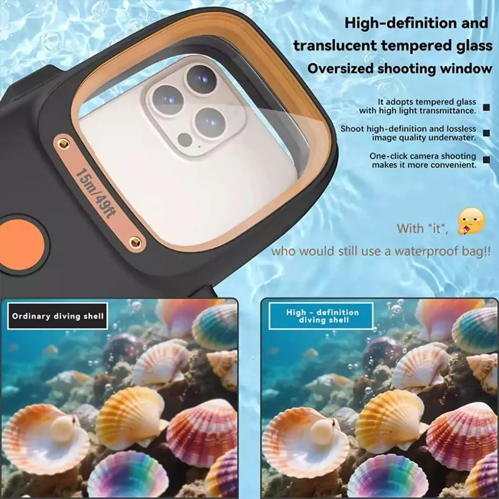 Diving Case for Smartphones – 15m/49ft Underwater Protection - Image 4