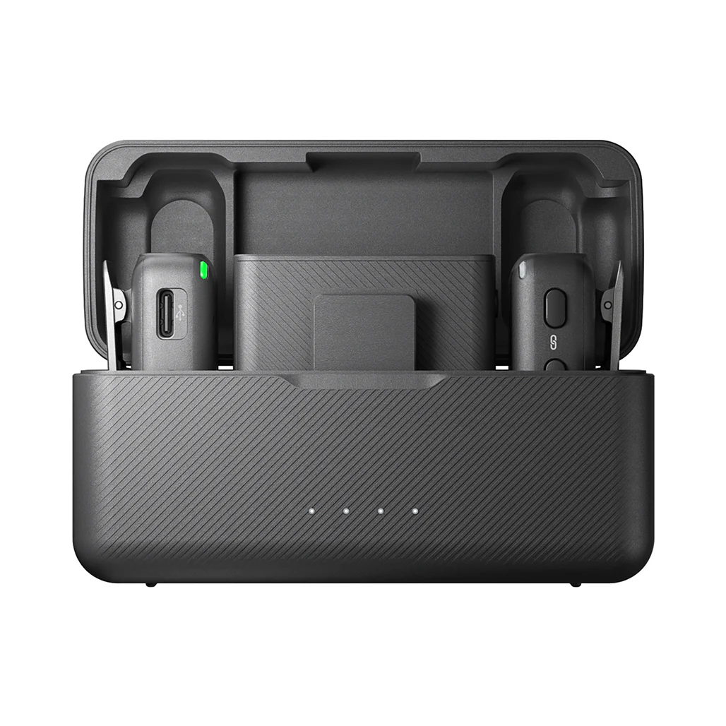 DJI Mic 2 - Pocket Size Pro Audio Wireless Microphone (2 TX + 1 RX + Charging Case) - Image 2