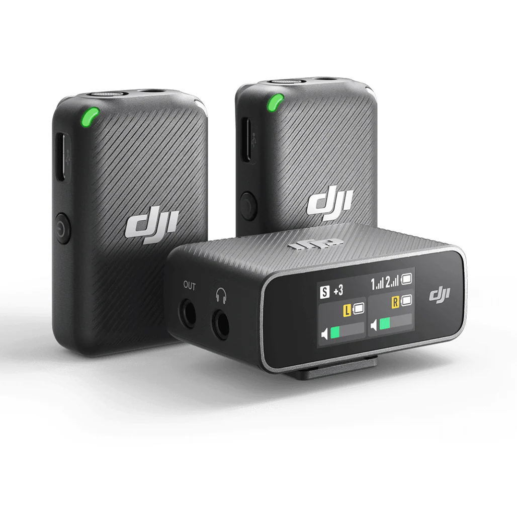 DJI Mic 2 - Pocket Size Pro Audio Wireless Microphone (2 TX + 1 RX + Charging Case) - Image 3