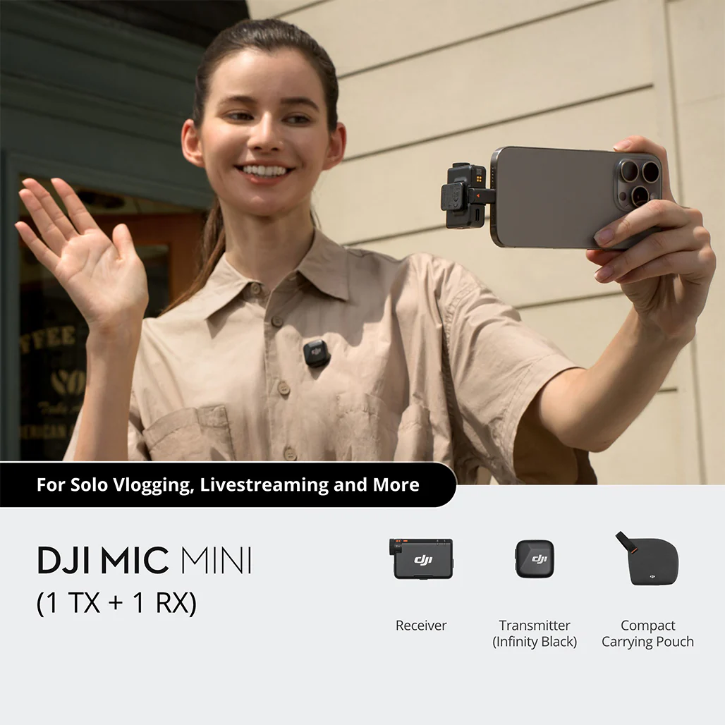 DJI Mic Mini (1 TX + 1 RX) – Ultra-Compact Wireless Microphone - Image 6