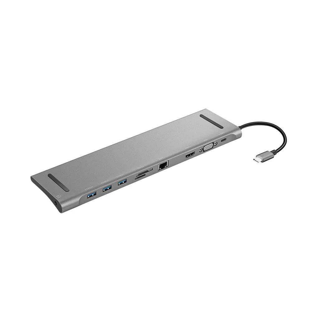 Docking Station USB Type-C 10-in-1 (Multi-Function) Aluminum
