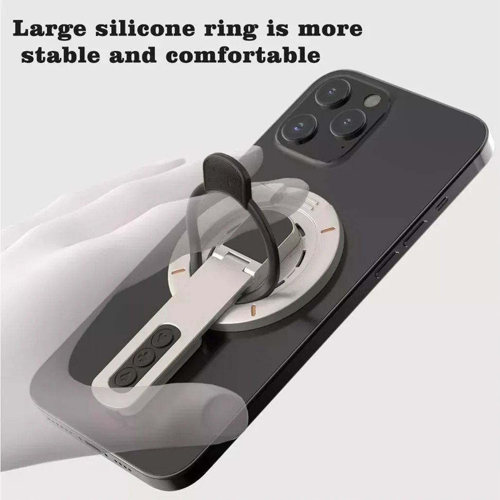 Double-Sided Magnetic Phone Holder Stand | Durable Aluminum Alloy Mobile Mount - Image 4