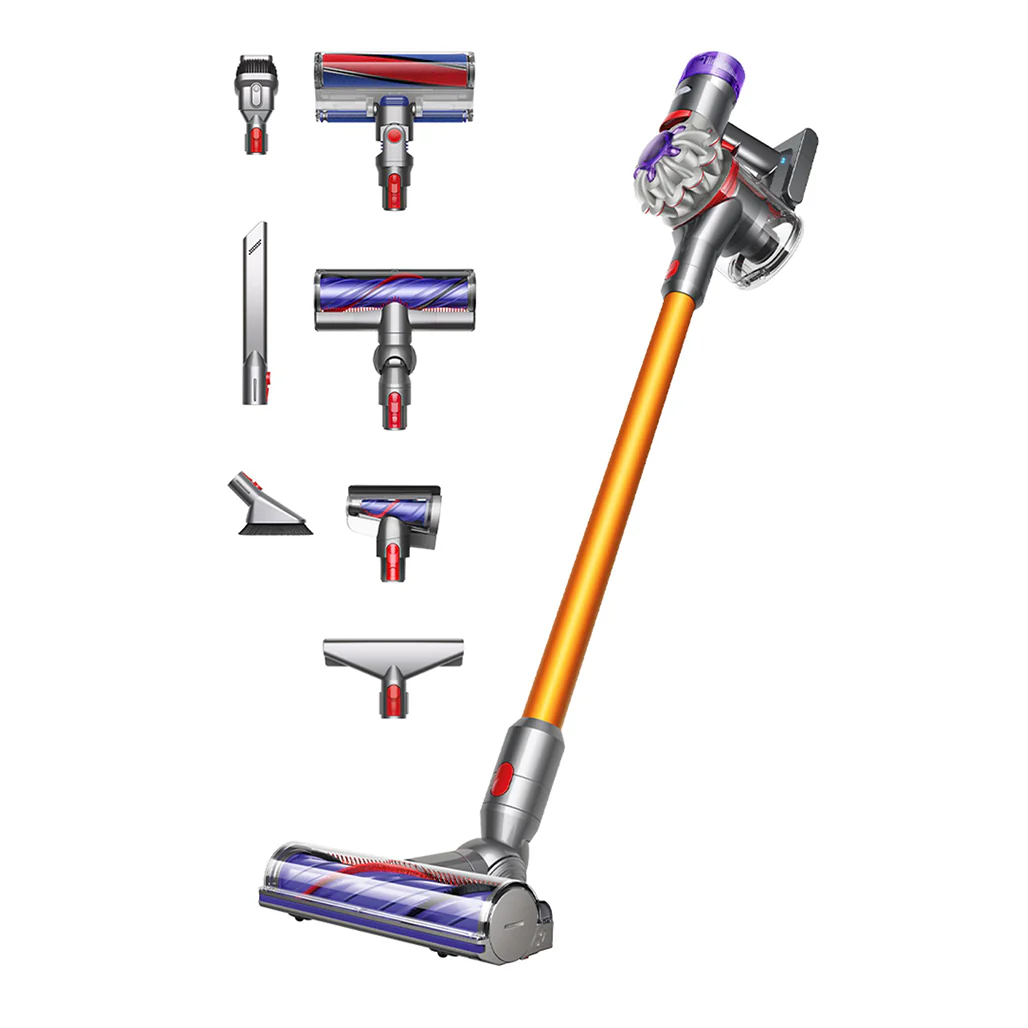 Dyson V8™ Absolute Vacuum Cleaner in Nickel and yellow – Powerful, Versatile, and Low-Noise Cleaning Solution - Image 2
