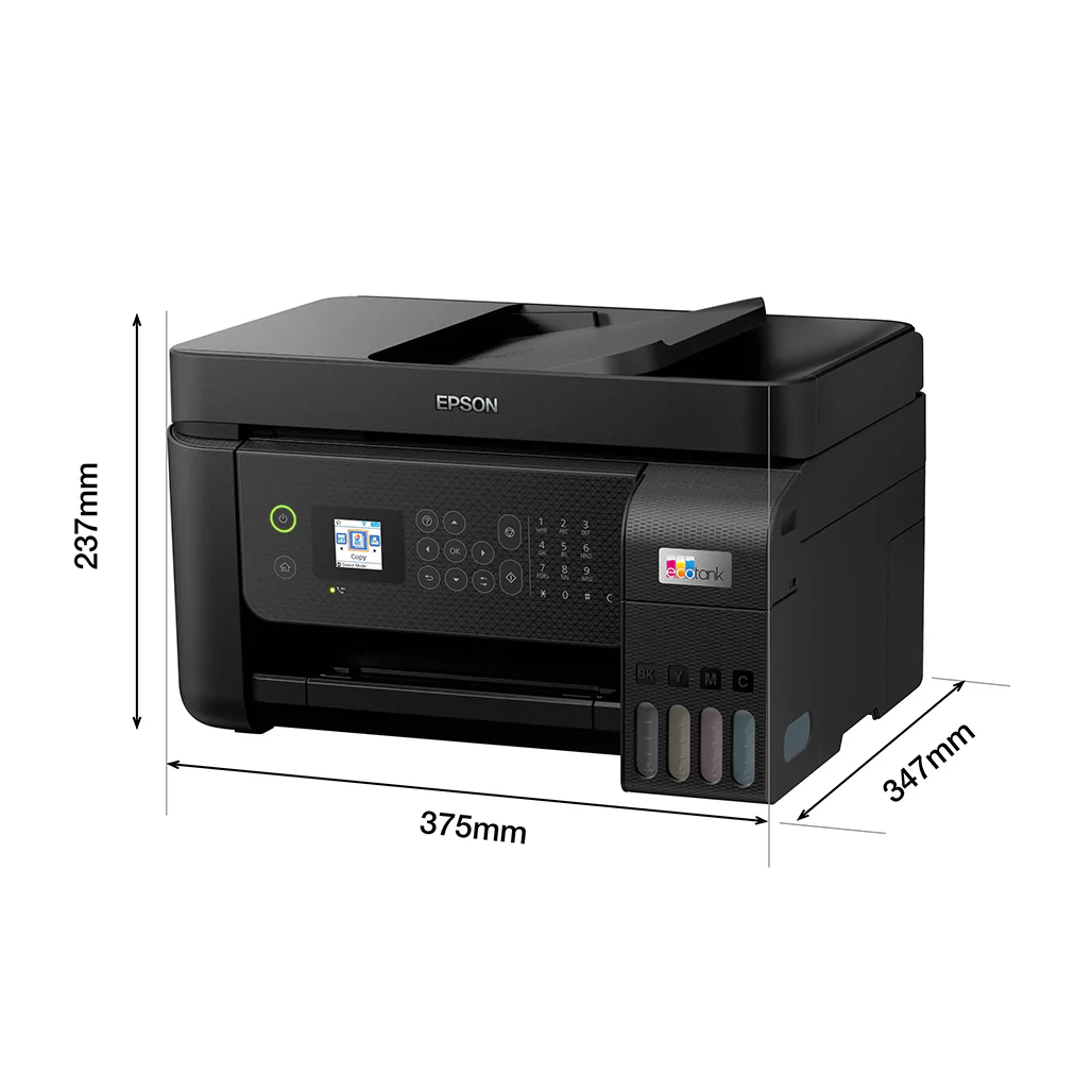 Epson EcoTank L5290 A4 Wi-Fi All-in-One Ink Tank Printer with ADF | High Efficiency, Low-Cost Printing Solution - Image 4