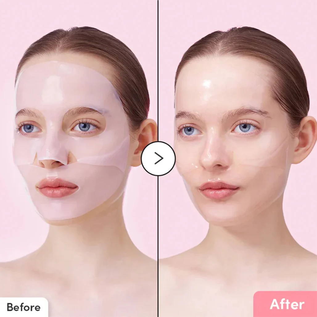 EQQUALBERRY Collagen Pore-Tight Up Hydrogel Mask - 4 Sheets - Image 2