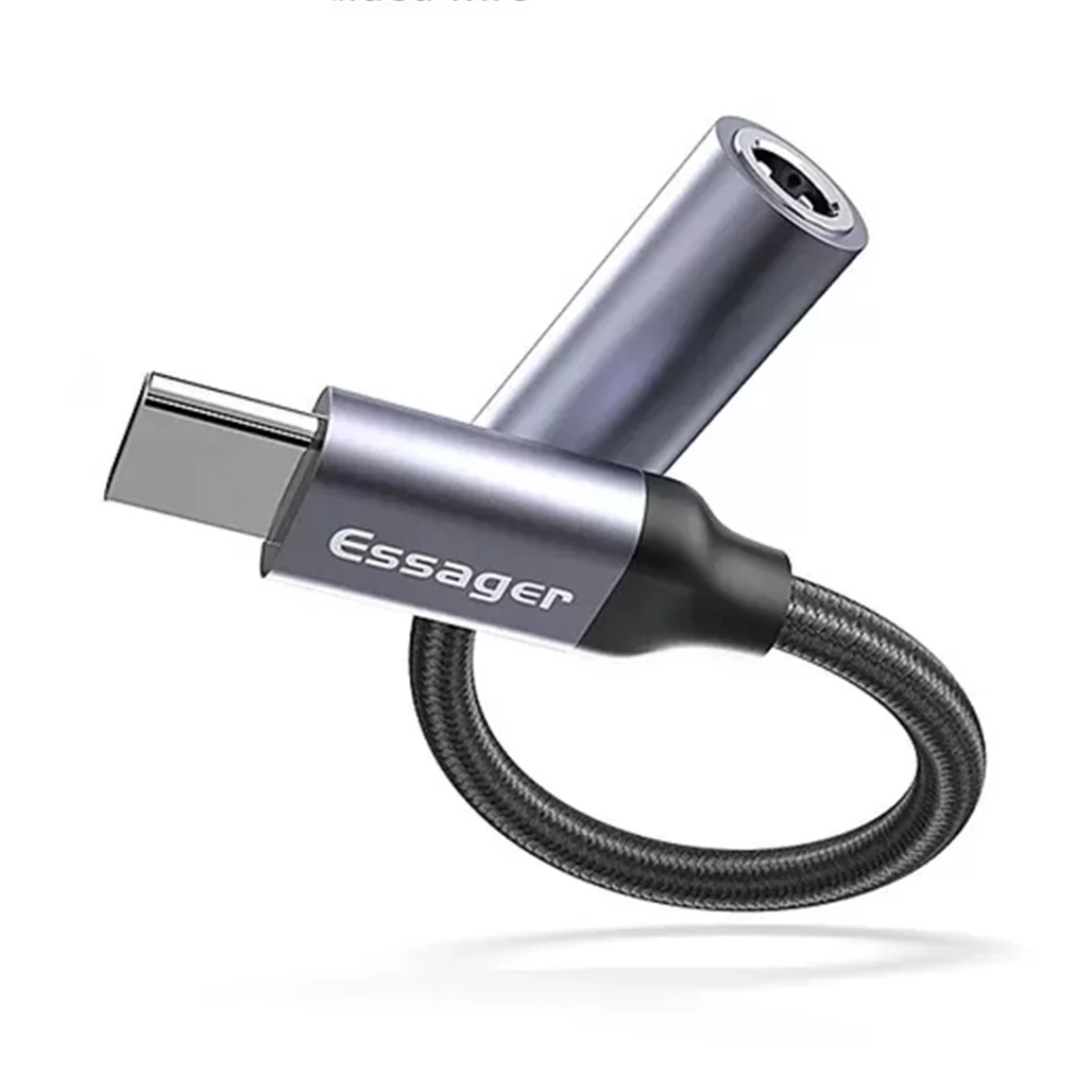 Essager USB Type-C to 3.5mm Jack Aux Audio Headphone Adapter