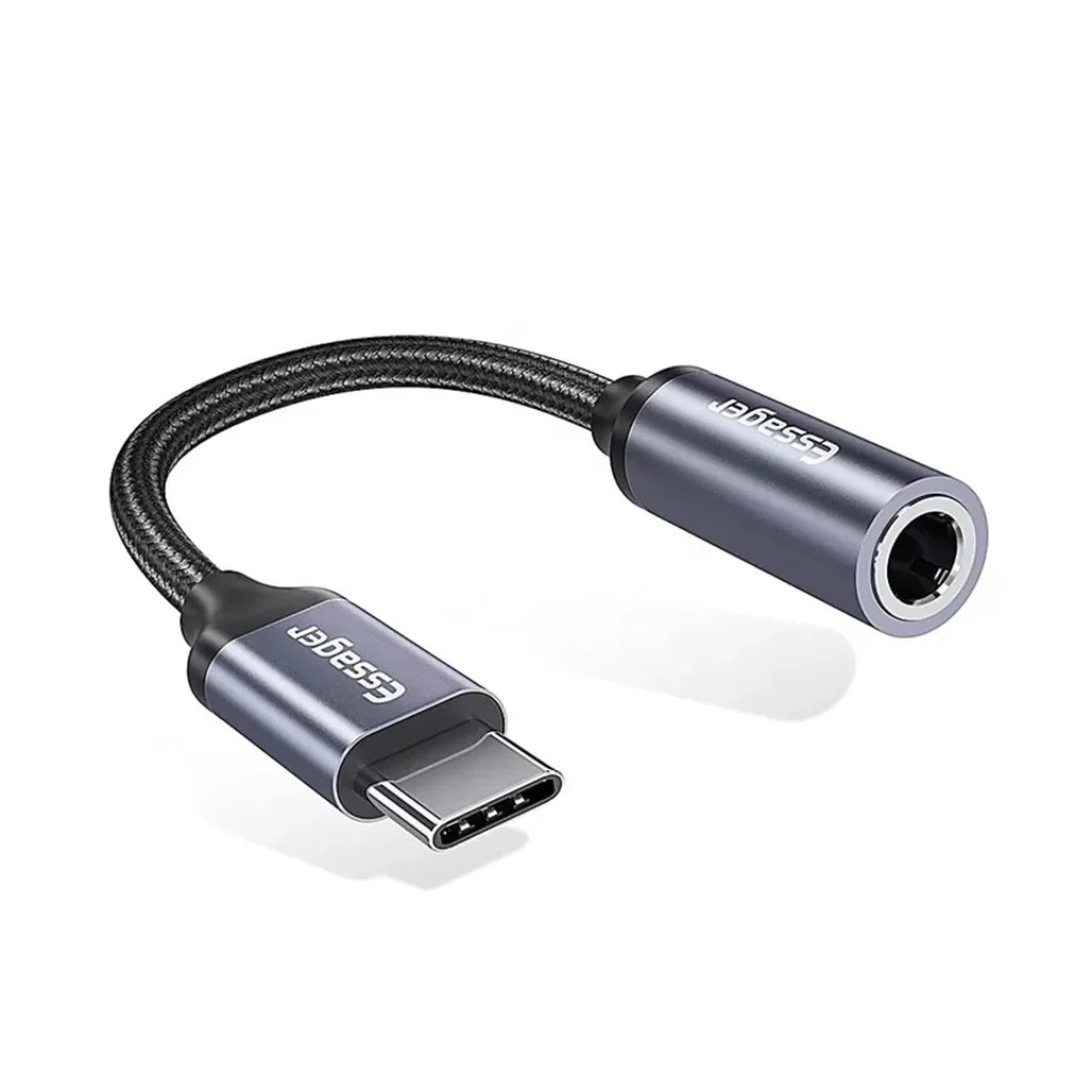 Essager USB Type-C to 3.5mm Jack Aux Audio Headphone Adapter - Image 2