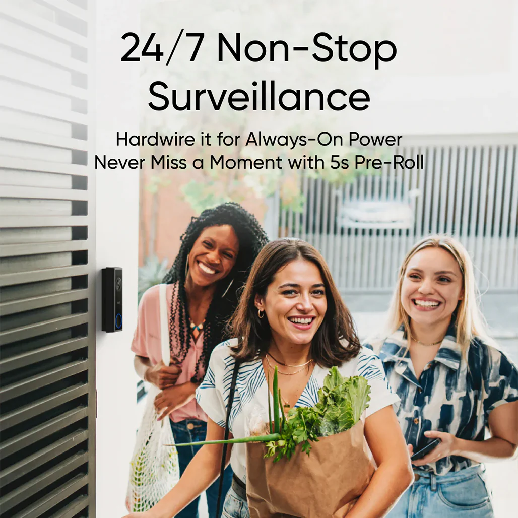 Eufy C30 2K Video Doorbell with Battery – No Monthly Fees, AI Motion Detection, Local Storage, Works with Alexa & Google Assistant - Image 3