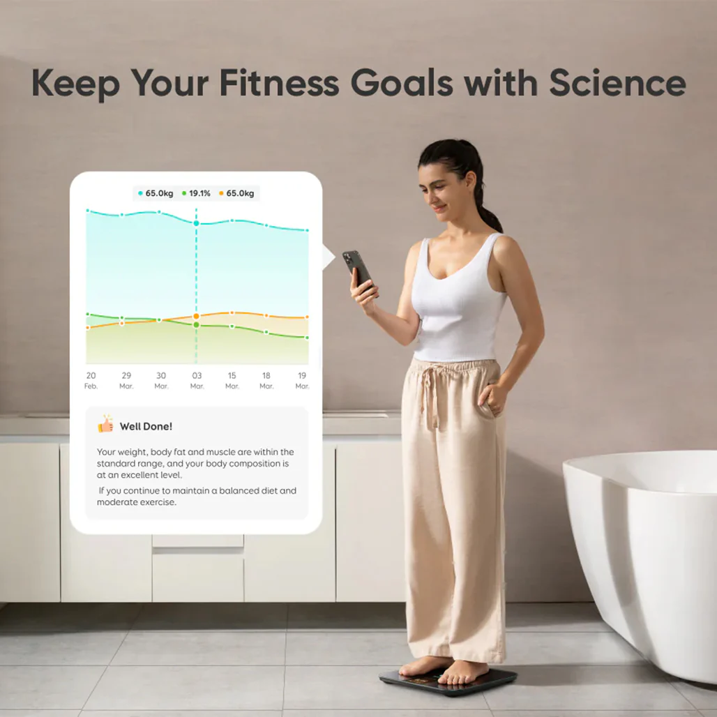 Eufy Smart Scale P3 - Precise Body Fat and Health Monitoring with 3D Virtual Insights - Image 5