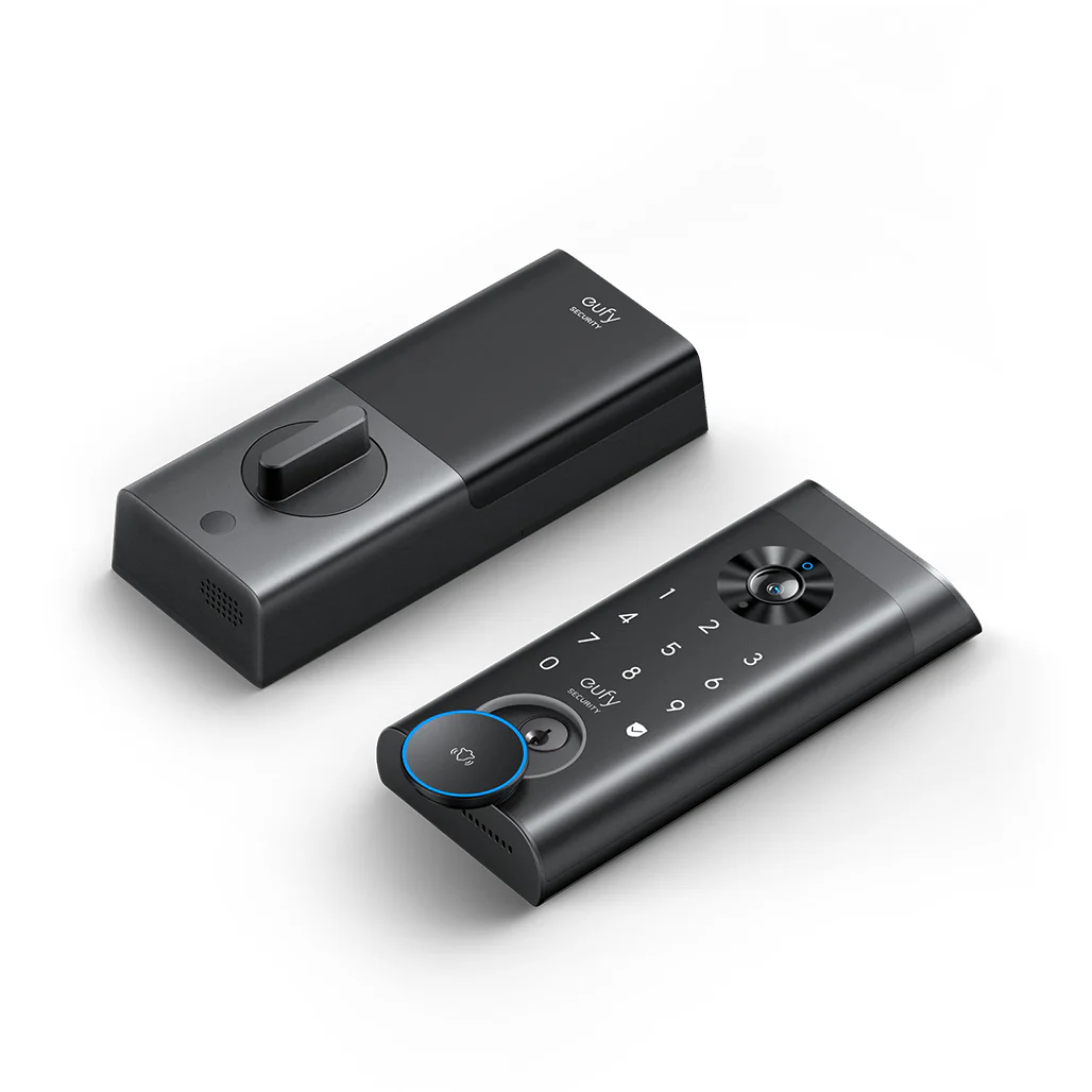 Eufy Video Smart Lock E330 – 3-in-1 Fingerprint Door Lock with 2K Camera, Wi-Fi, and Voice Assistant Support - Image 2