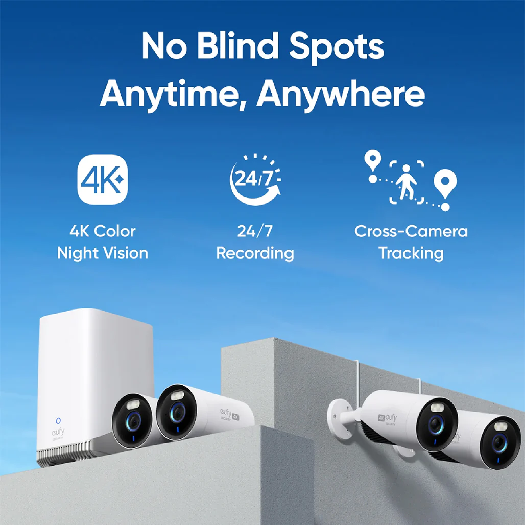 EufyCam E330 -  4-Camera Kit - Image 10