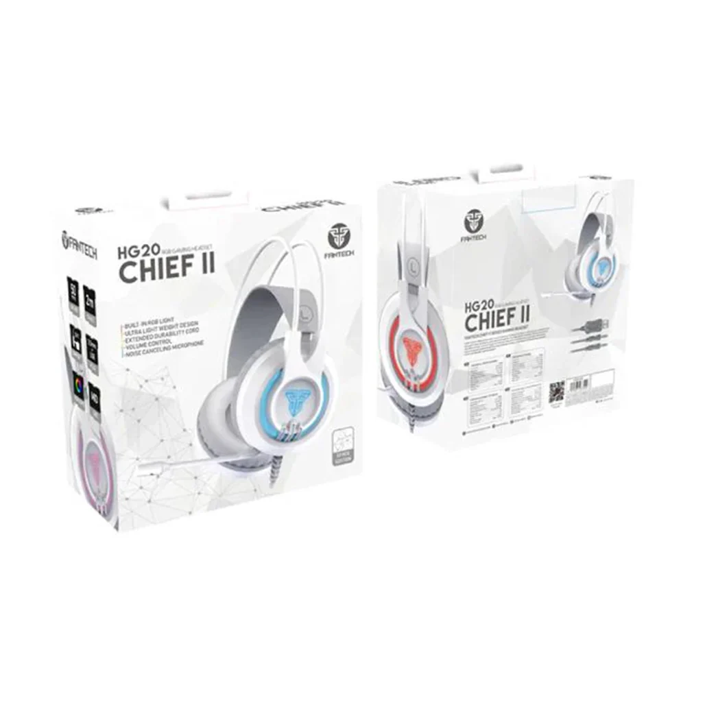 Fantech HG20 Chief II - Gaming Headset with 7-Color RGB Illumination and Easy Volume Control - Image 5