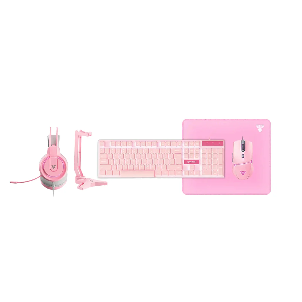 Fantech P51 Gaming Set 5-in-1: Mouse, Keyboard, Headset, Stand, and Mousepad - Image 2