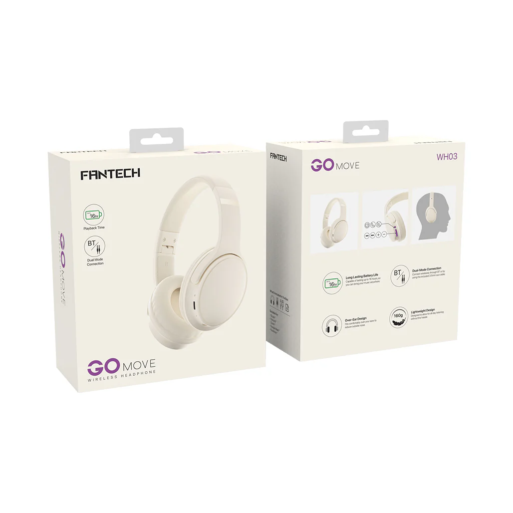 Fantech WH03 GO MOVE Bluetooth 5.0 Wireless Headphone - Image 4