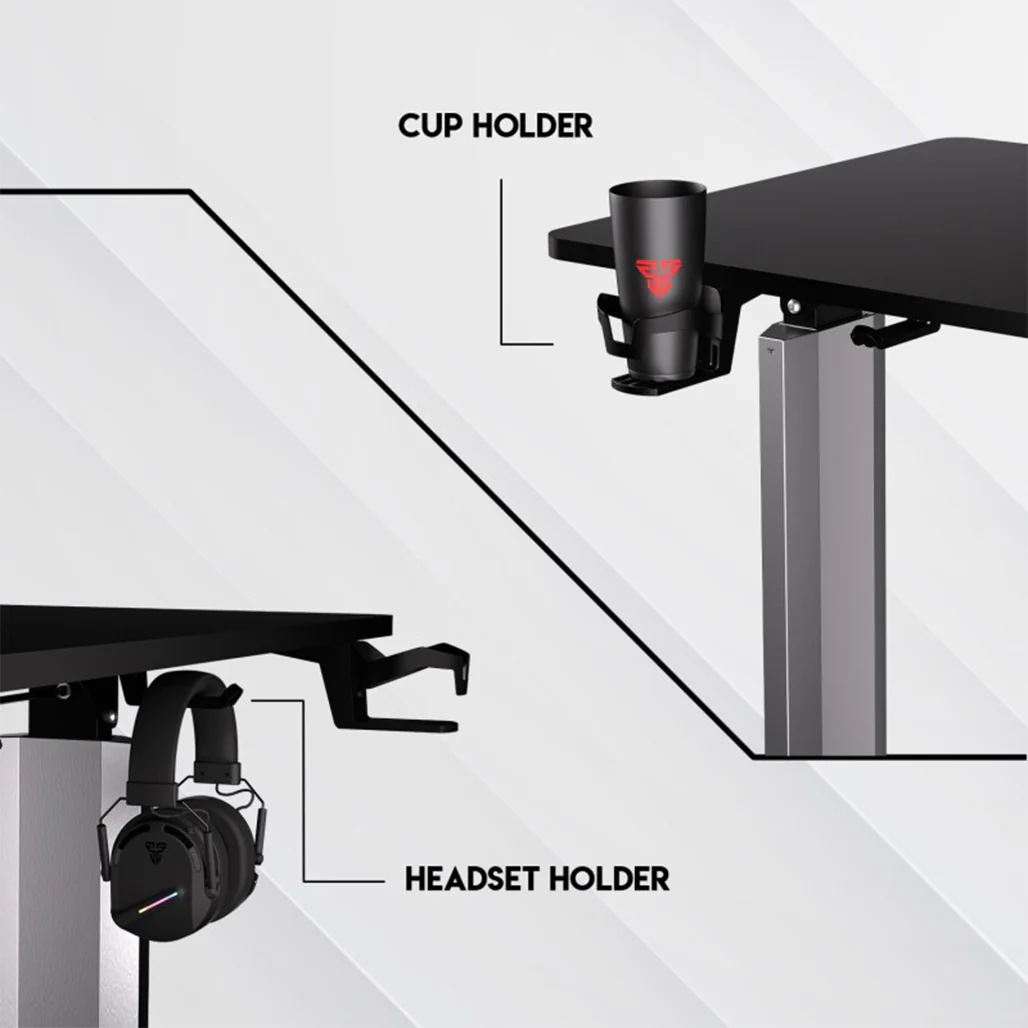 Fantech WS414 Adjustable Height Desk with Sturdy Steel Frame and Powerful Electric Motor - Image 4