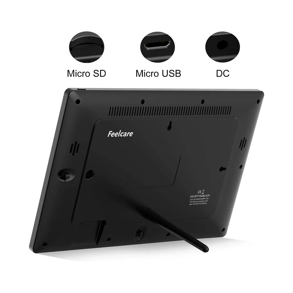 Feelcare Frameo 15.6-Inch Digital Smart Frame DPF1560 - Black - Image 3