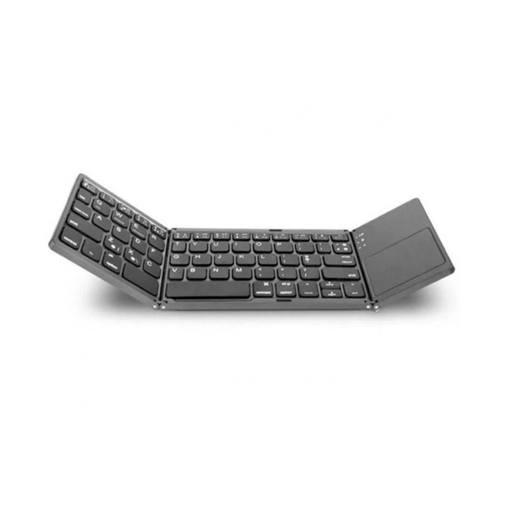 Foldable Wireless Keyboard with Touch Pad - B033 - Image 2