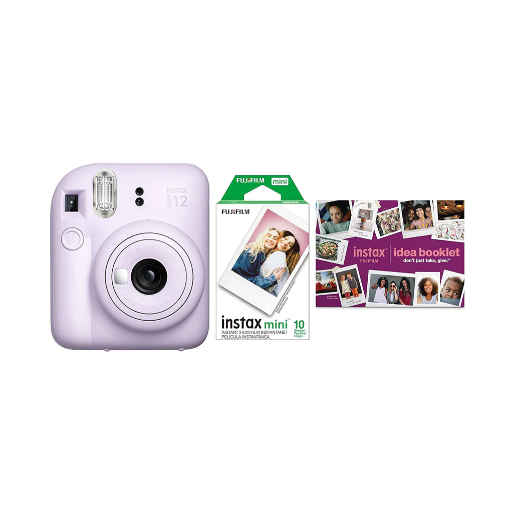 Fujifilm Instax Mini 12 Instant Camera Bundle with Film Pack & DIY Idea Booklet - Image 5