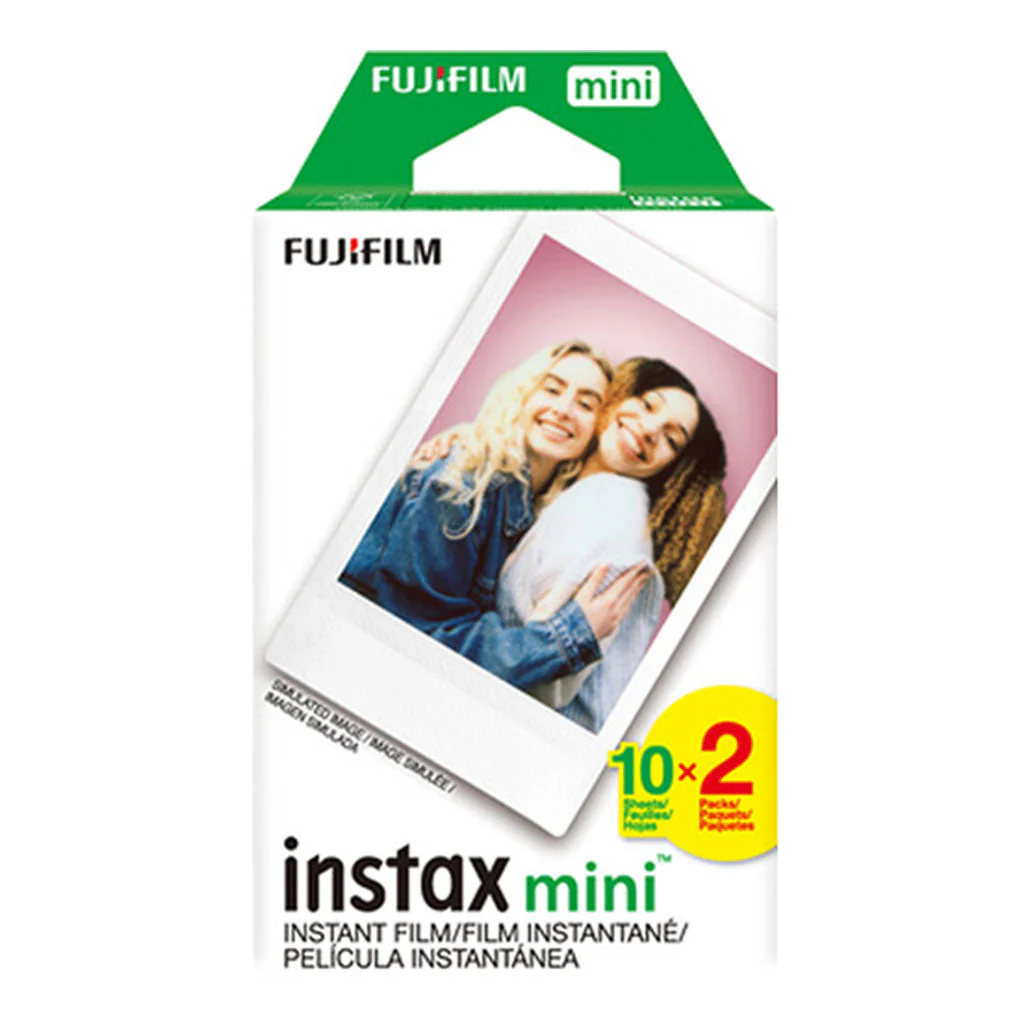 Fujifilm InstaX Mini Instant Film (10 Sheets x 2 Packs) - Color, ISO 800