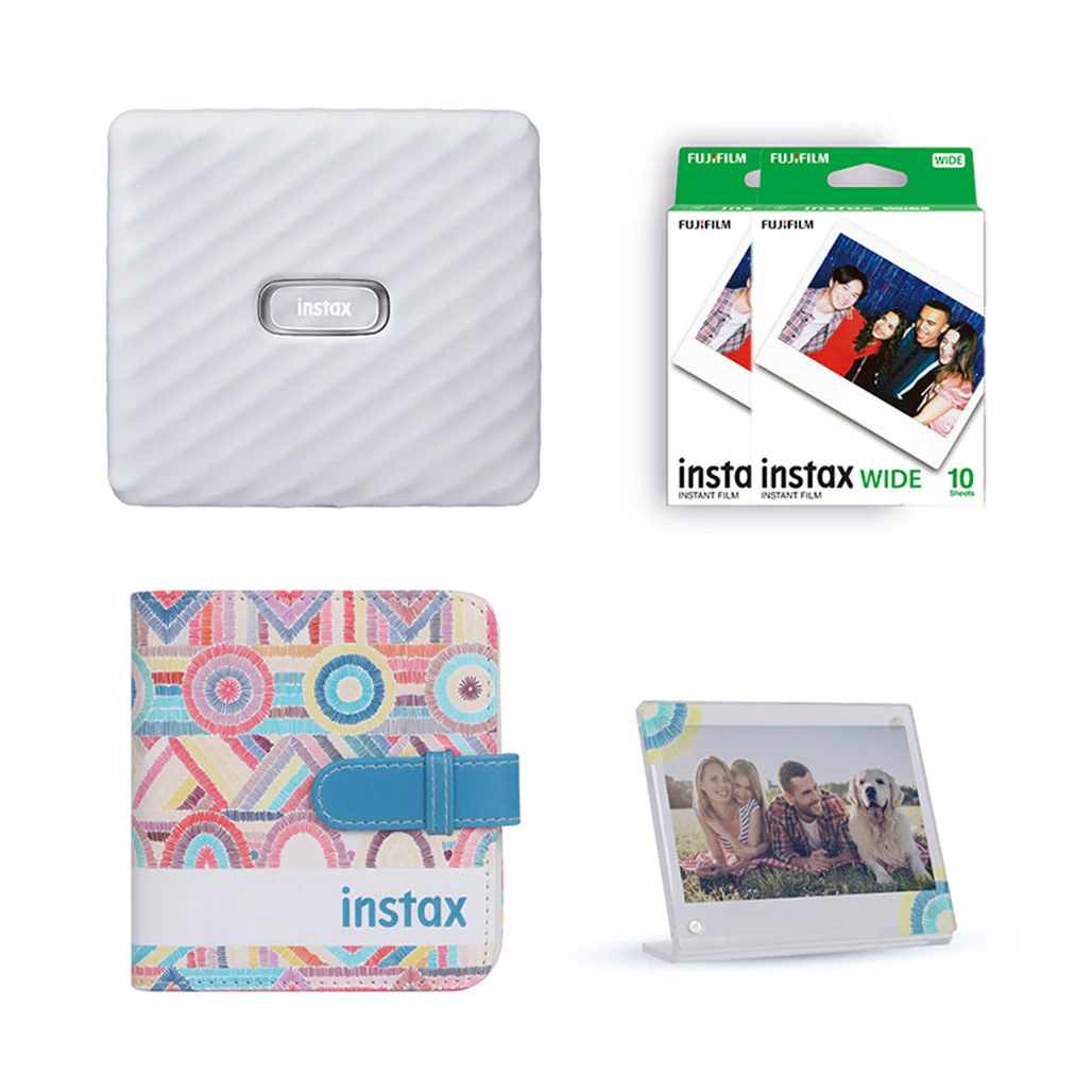 Fujifilm Instax Wide Link - Smartphone Printer Photo Kit – White - Image 2