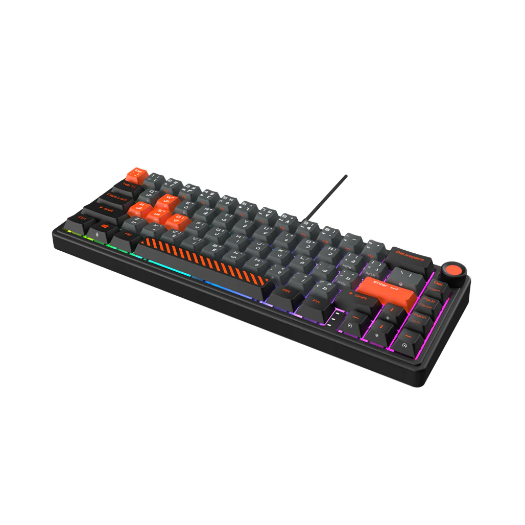 GamerTek Fusion 65% Wireless Mechanical Gaming Keyboard - Black - Image 3