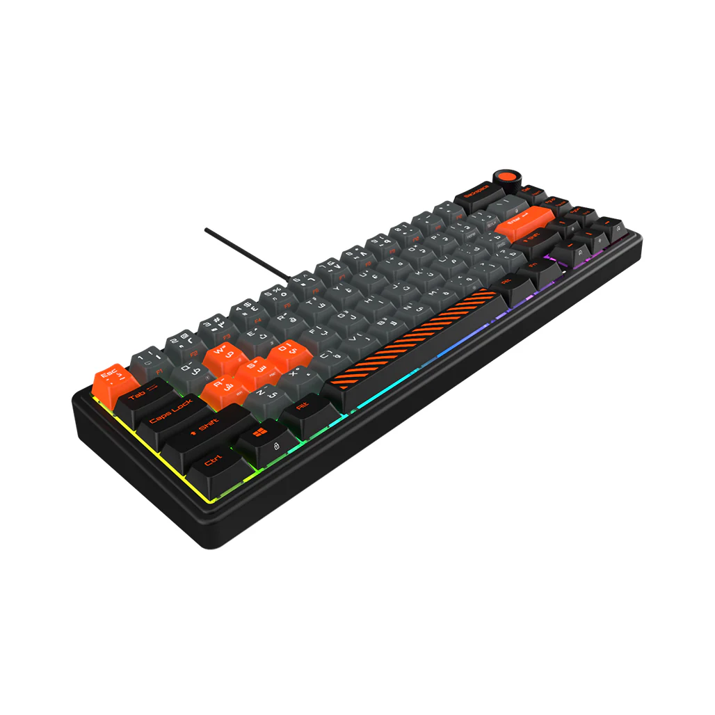 GamerTek Fusion 65% Wireless Mechanical Gaming Keyboard - Black - Image 4
