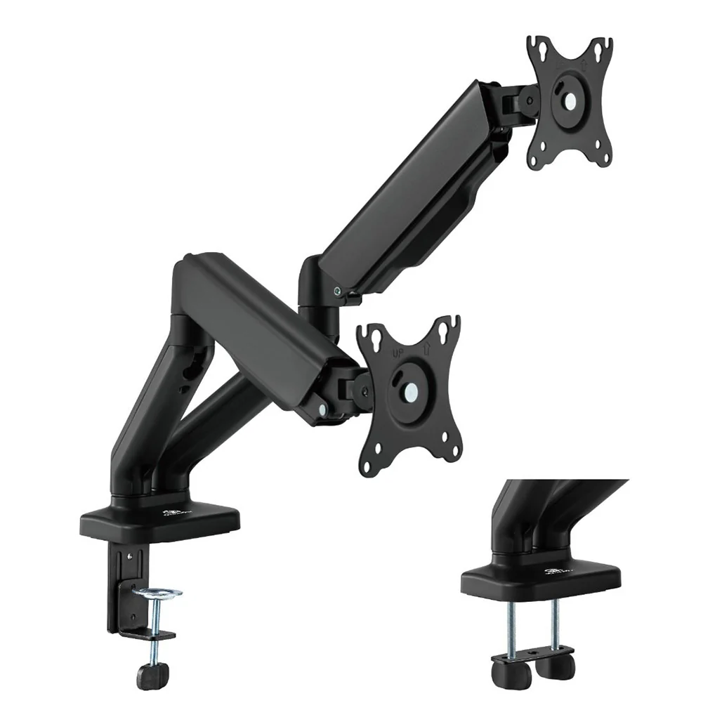 GamerTek Pivot Core Single/Dual Monitor Arm – Black - Image 15