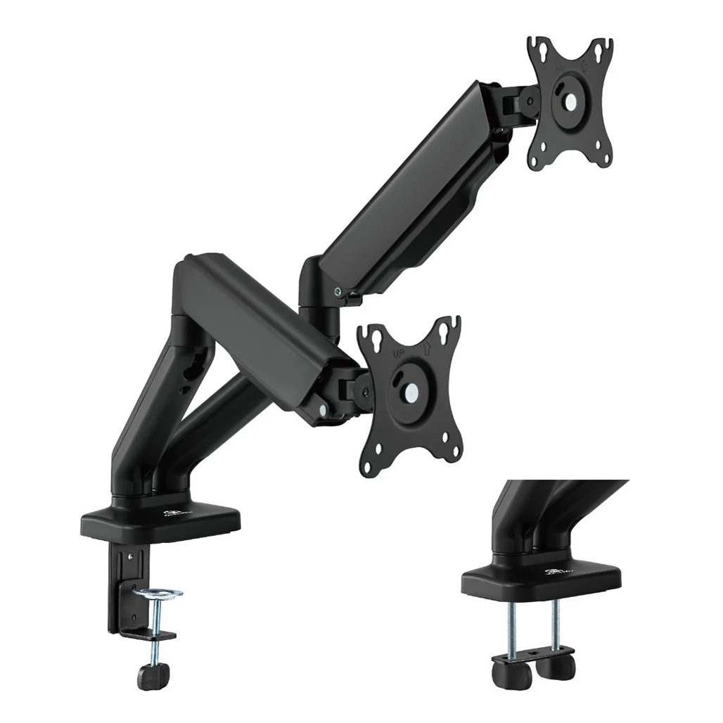 GamerTek Pivot Core Single/Dual Monitor Arm – Black - Image 16