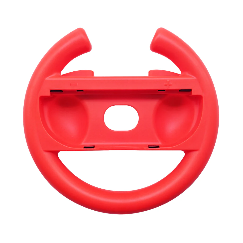 GamerTek Racing Steering Wheel 2-Pack for Nintendo Switch 2 – Red & Blue Joy-Con Controllers Compatible - Image 6