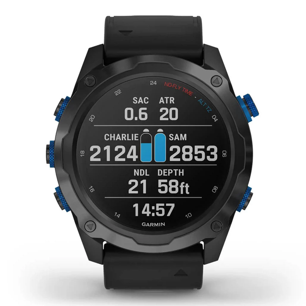 Garmin Descent™ Mk2i - Titanium Carbon Grey DLC with Black Band | 010-02132-11 - Image 9