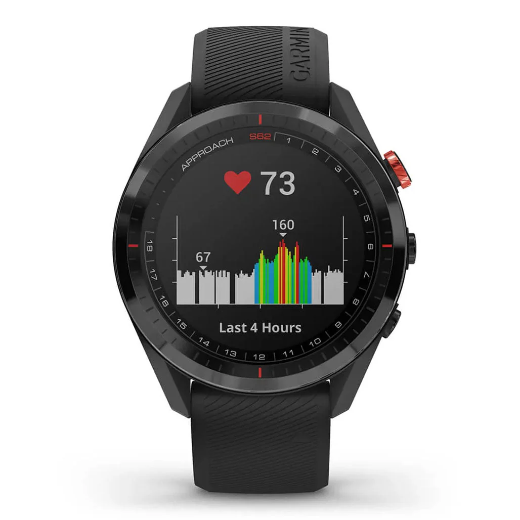 Garmin Approach S62 Bundle - 010-02200-02 - Black Ceramic Bezel with Black Silicone Band - Image 5