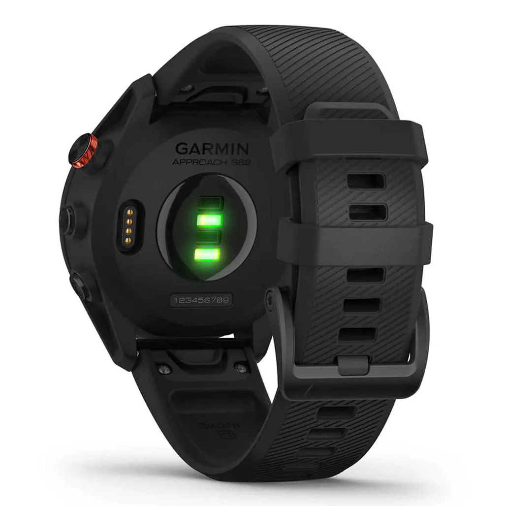 Garmin Approach S62 Bundle - 010-02200-02 - Black Ceramic Bezel with Black Silicone Band - Image 8