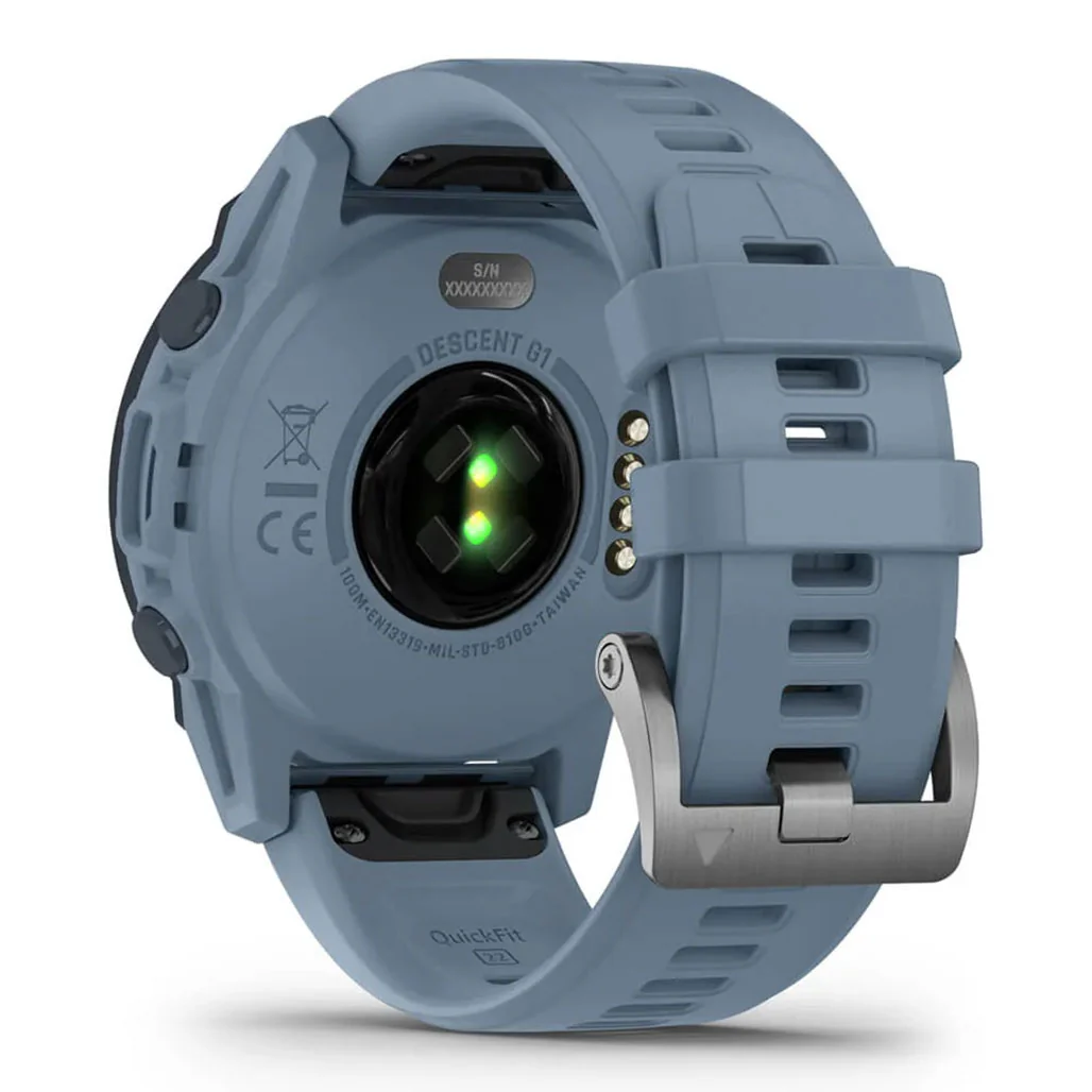 Garmin Descent G1 Solar - 010-02604-13 - Dive Computer - Hurricane Blue - Image 8