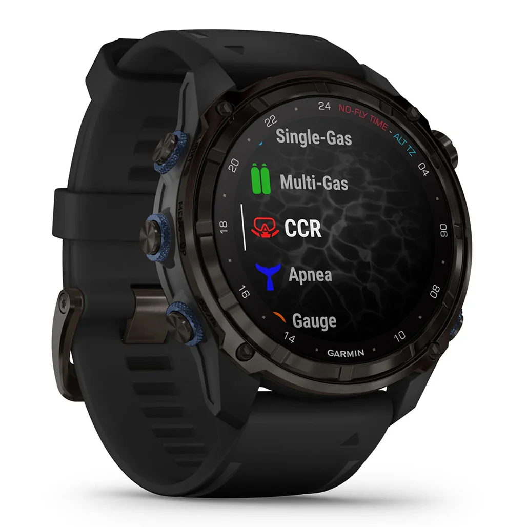 Garmin Descent™ Mk3i - Carbon grey DLC titanium with black silicone band | 010-02752-11 - Image 3