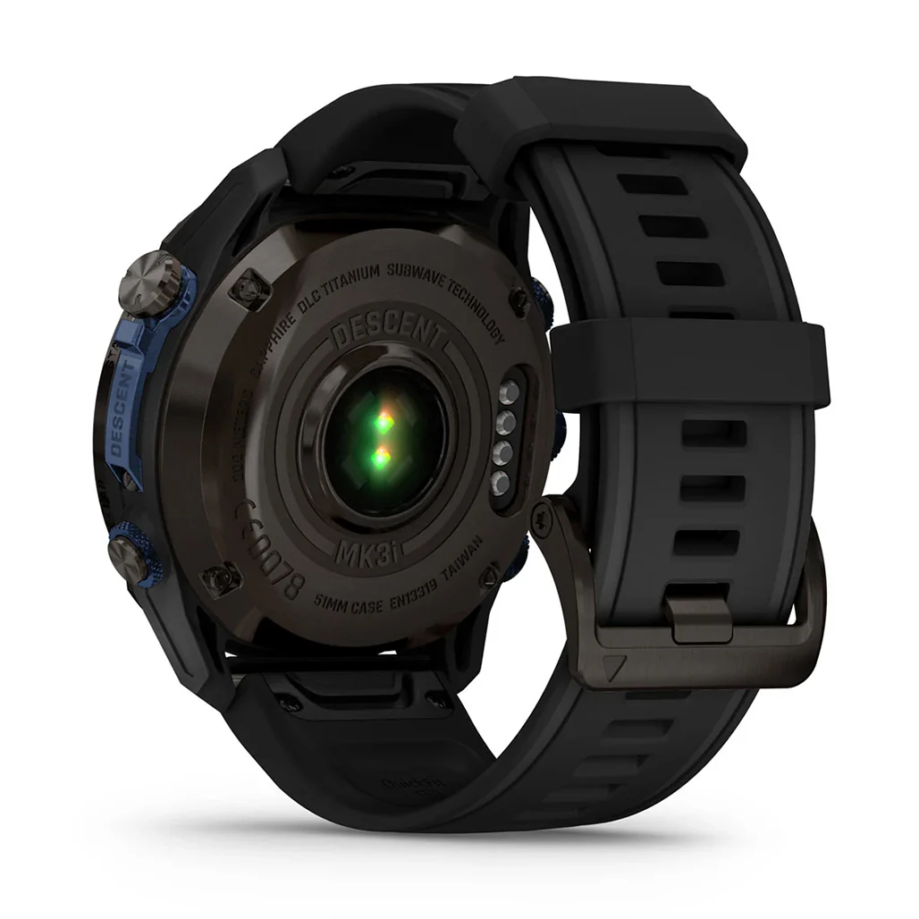 Garmin Descent™ Mk3i - Carbon grey DLC titanium with black silicone band | 010-02752-11 - Image 7