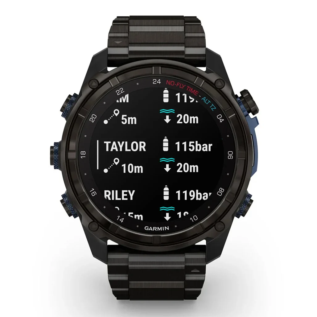 Garmin Descent™ Mk3i - Carbon grey DLC titanium with DLC titanium band | 010-02752-14 - Image 5