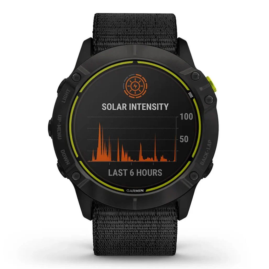 Garmin Enduro - 010-02408-01 - Carbon Gray DLC Titanium with Black UltraFit Nylon Strap - Image 5
