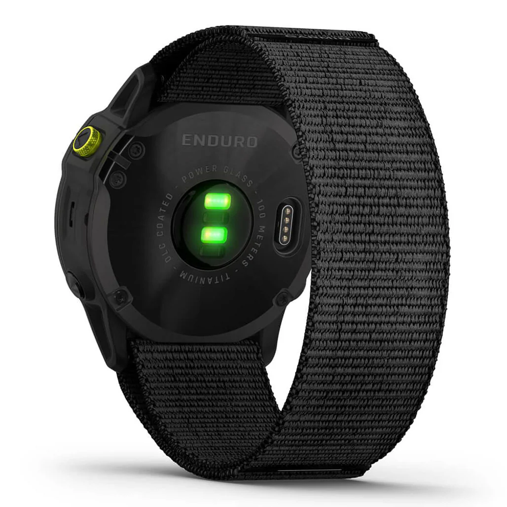 Garmin Enduro - 010-02408-01 - Carbon Gray DLC Titanium with Black UltraFit Nylon Strap - Image 9