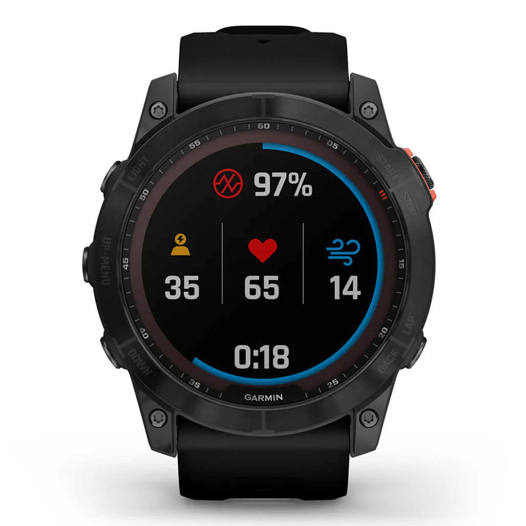 Garmin Fenix 7X Solar Edition - Slate grey with black band | 010-02541-01 - Image 11