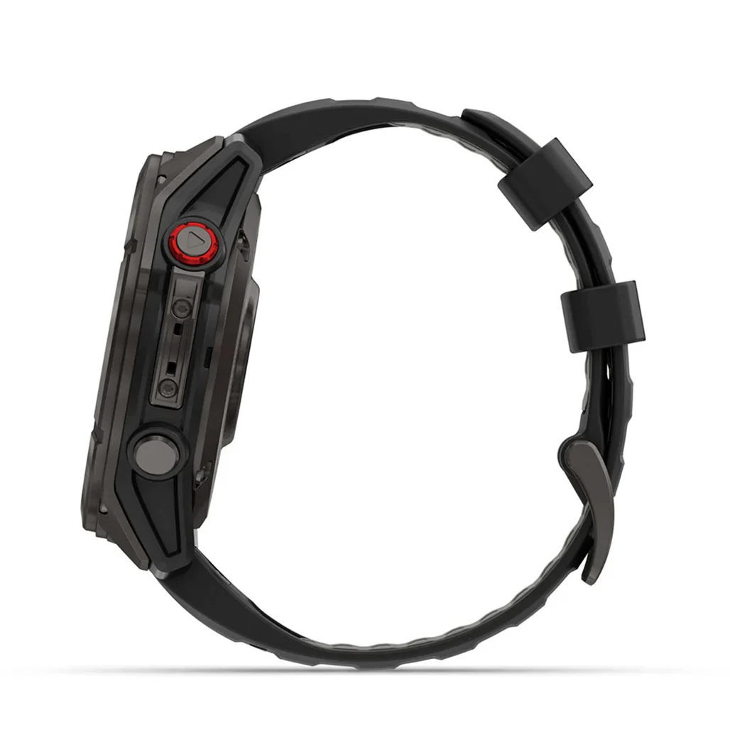 Garmin fēnix® 8 Pro – 51 mm, Amoled - Sapphire, Carbon Gray DLC Titanium with Black/Pebble Gray Silicone Band - Image 10