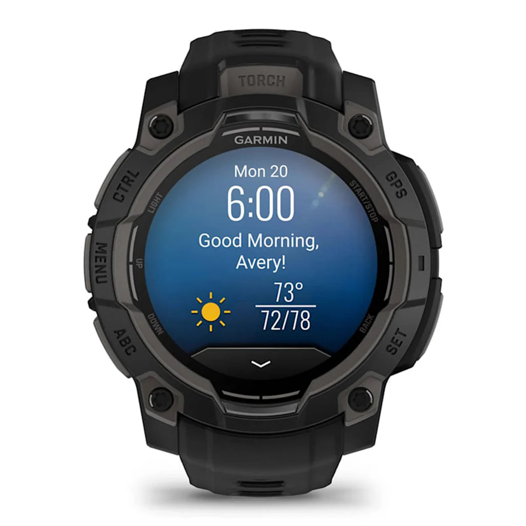 Garmin Instinct 3 45mm AMOLED - Black with Black Band - Image 10