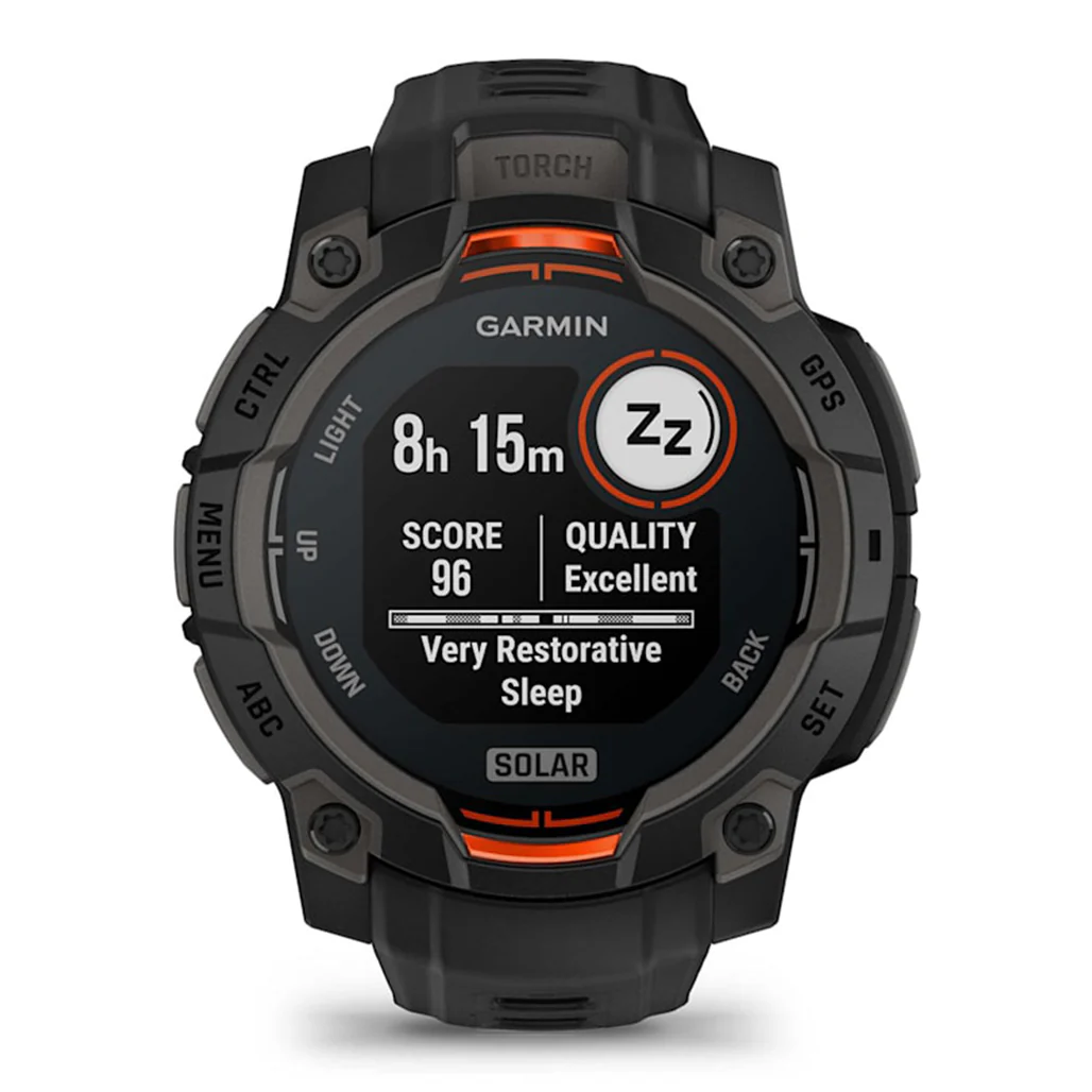 Garmin Instinct 3 45mm Solar - Black with Black Band - Image 10