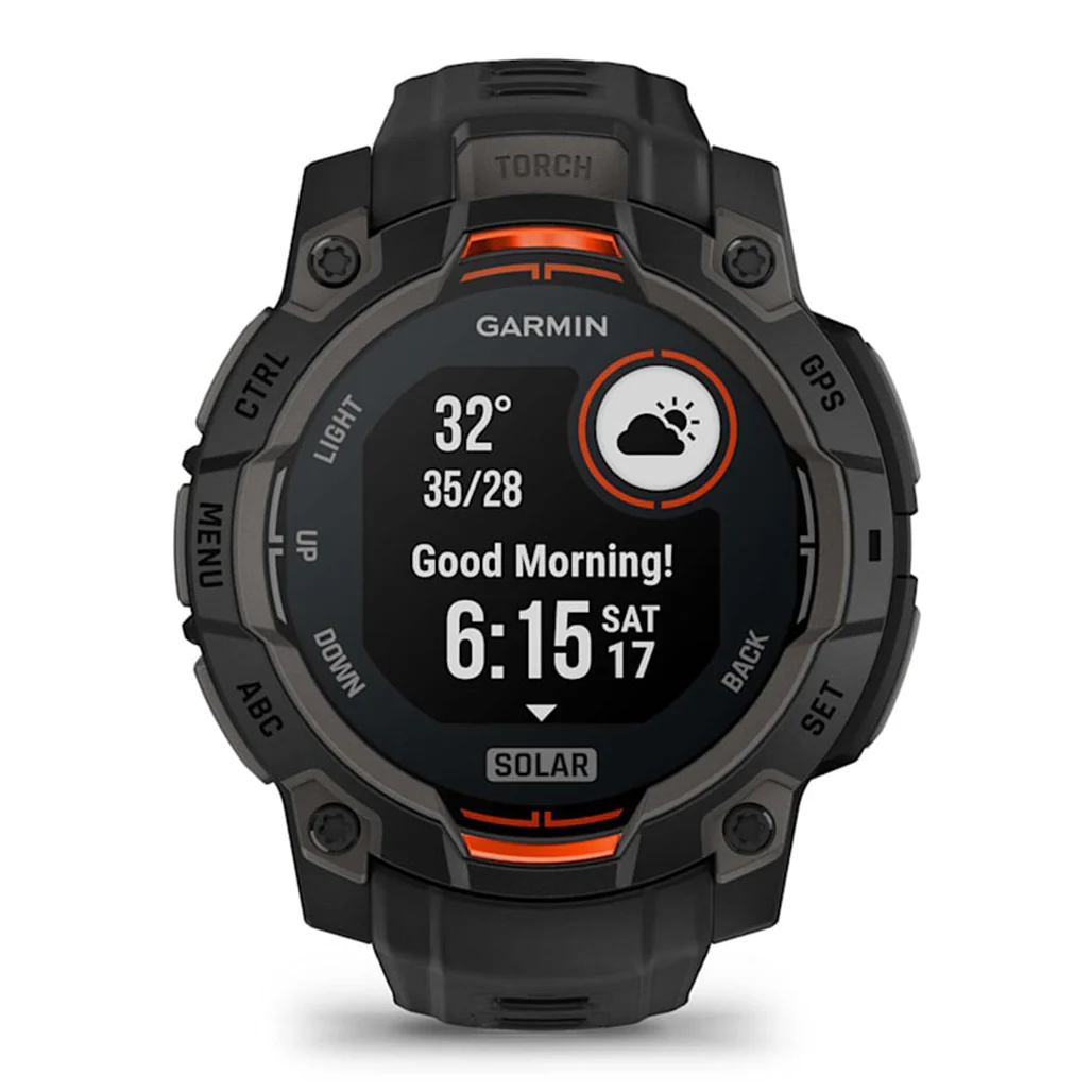 Garmin Instinct 3 45mm Solar - Black with Black Band - Image 11