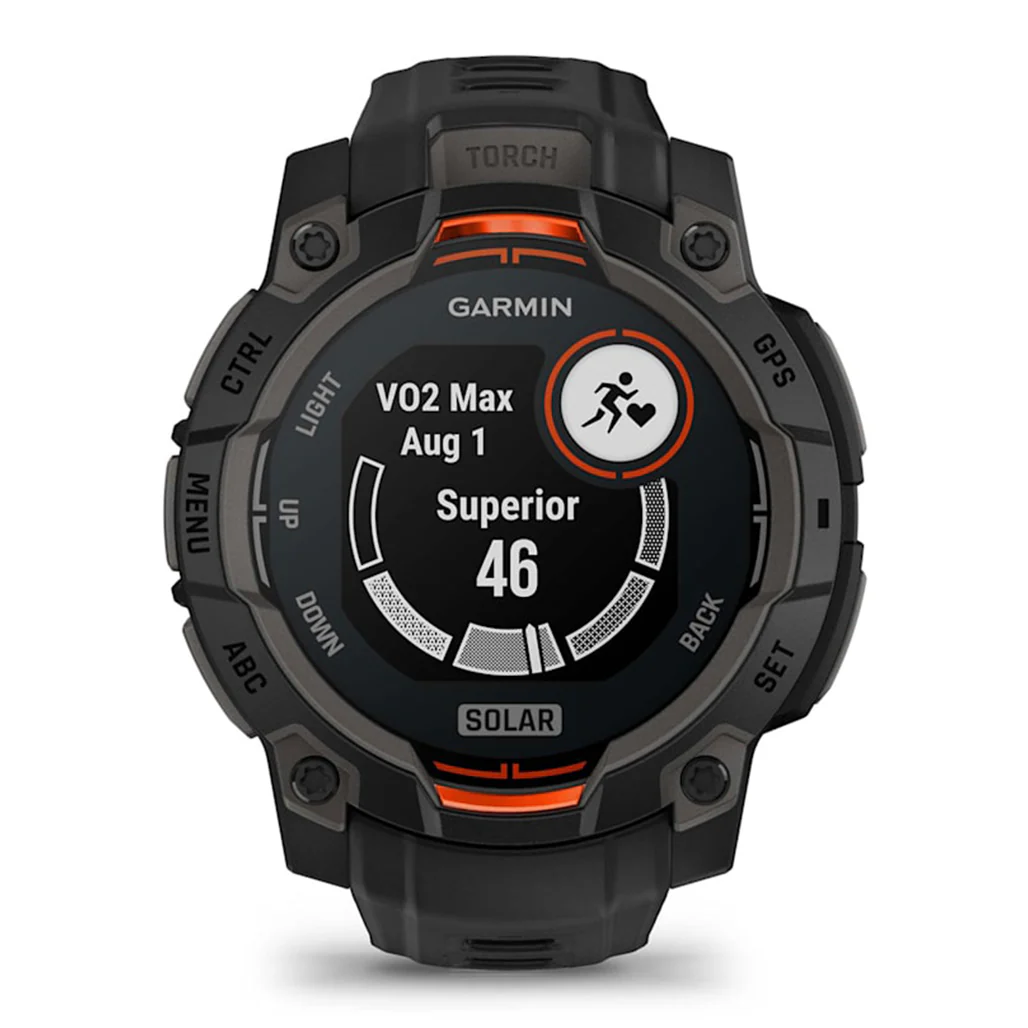 Garmin Instinct 3 45mm Solar - Black with Black Band - Image 13
