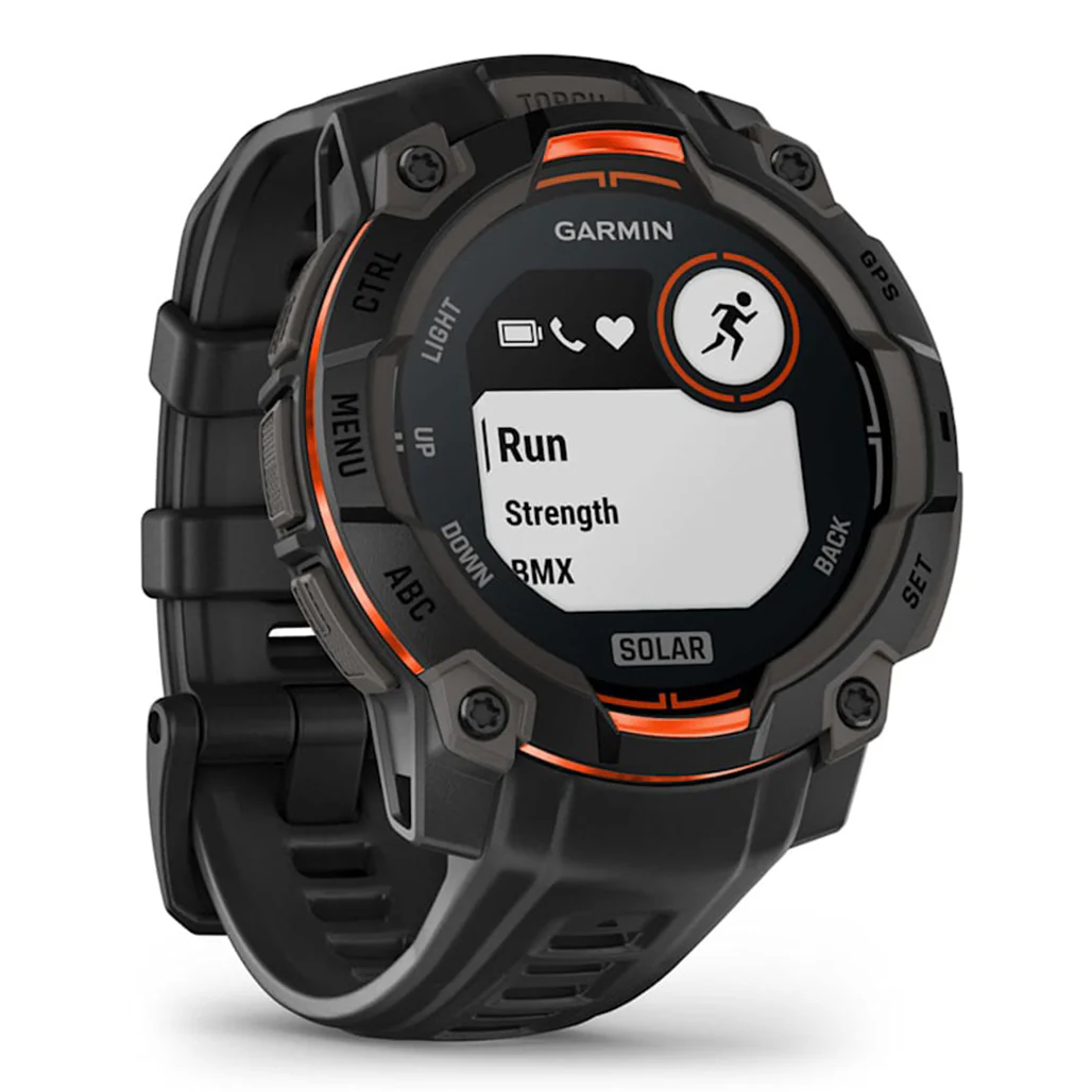 Garmin Instinct 3 45mm Solar - Black with Black Band - Image 2